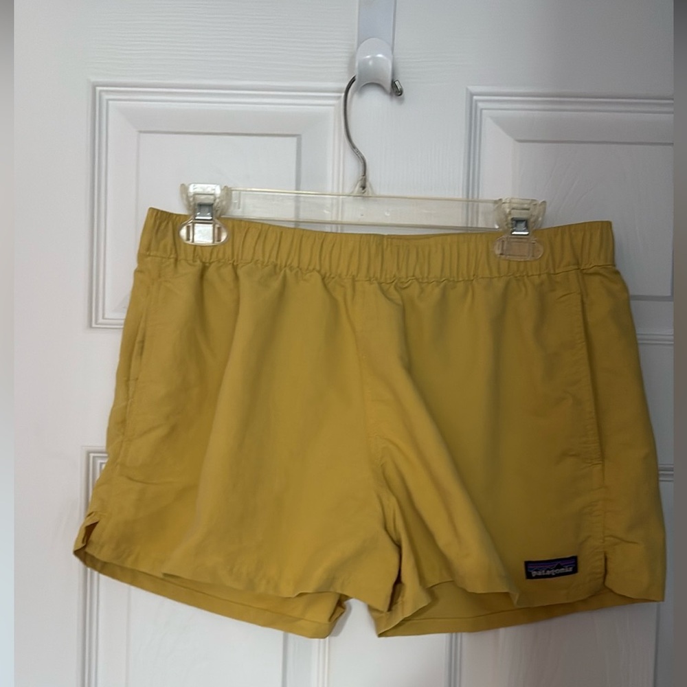 Patagonia Yellow Hiking Shorts